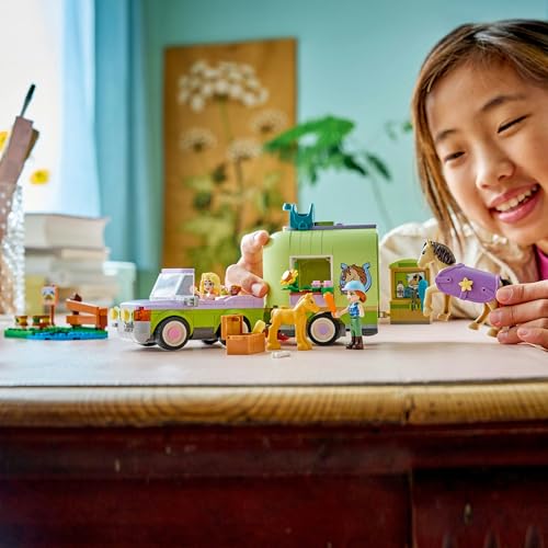 LEGO® Friends Horse & Baby Foal Trailer 42695