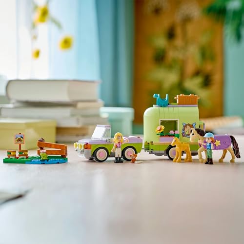 LEGO® Friends Horse & Baby Foal Trailer 42695