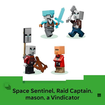LEGO® Minecraft® The Pillager Outpost and Ravager 21278