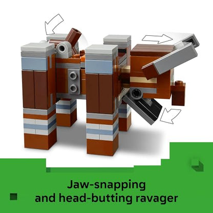 LEGO® Minecraft® The Pillager Outpost and Ravager 21278