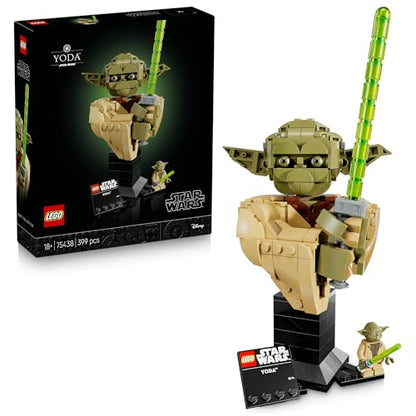 LEGO® Star Wars: Attack of the Clones™ Yoda™ Bust with Lightsaber™ 75438
