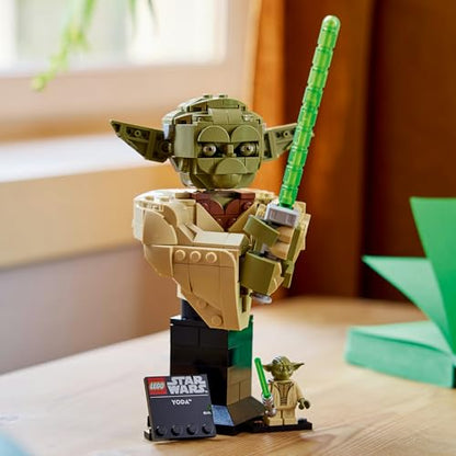 LEGO® Star Wars: Attack of the Clones™ Yoda™ Bust with Lightsaber™ 75438