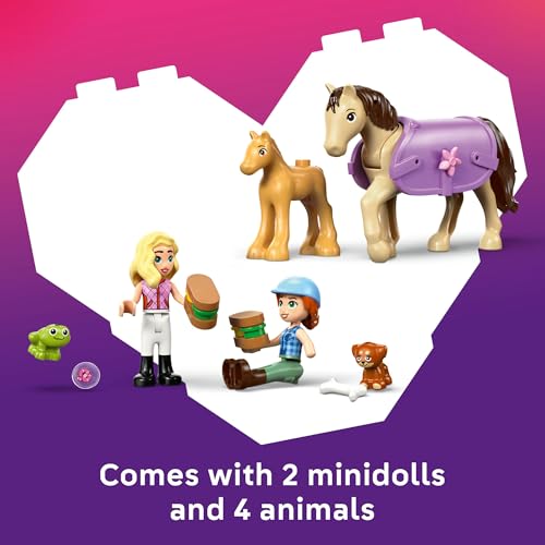 LEGO® Friends Horse & Baby Foal Trailer 42695