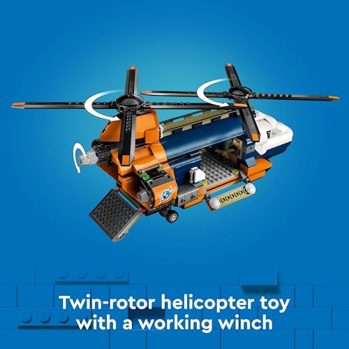 LEGO® City Jungle Explorer Helicopter at Base Camp 60437