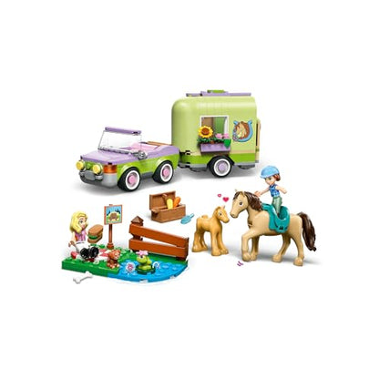 LEGO® Friends Horse & Baby Foal Trailer 42695