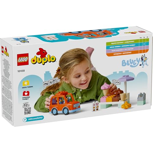 LEGO® DUPLO® Bluey Ice Cream Trip with Bluey 10458