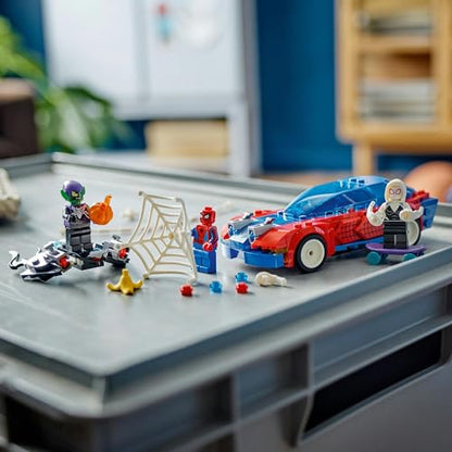 LEGO® Marvel Super Heroes Spider-Man Race Car & Venom Green Goblin 76279