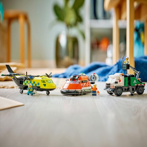 LEGO® City Airplane, Service Truck & Hovercraft Remix 60505