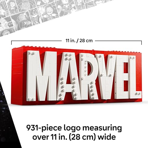 LEGO Marvel: MARVEL Logo & Minifigures 76313