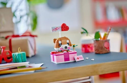 LEGO Valentine's Day 40679 Love Gift Box Dog Puppy Set
