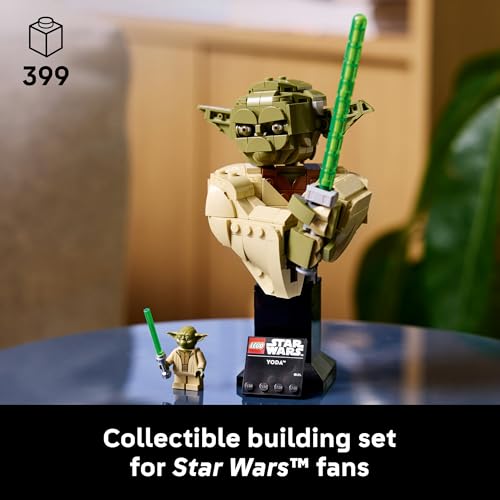 LEGO® Star Wars: Attack of the Clones™ Yoda™ Bust with Lightsaber™ 75438