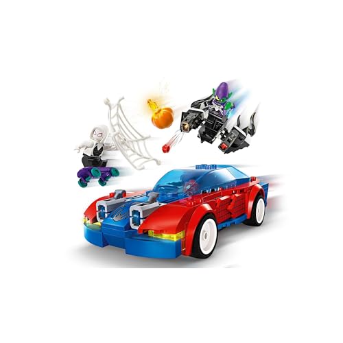 LEGO® Marvel Super Heroes Spider-Man Race Car & Venom Green Goblin 76279