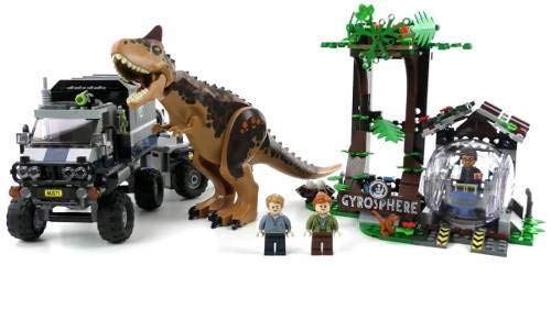 LEGO Jurassic World Carnotaurus Gyrosphere Escape 75929