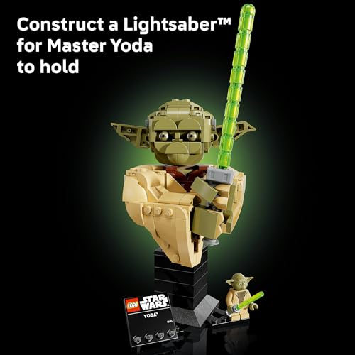 LEGO® Star Wars: Attack of the Clones™ Yoda™ Bust with Lightsaber™ 75438