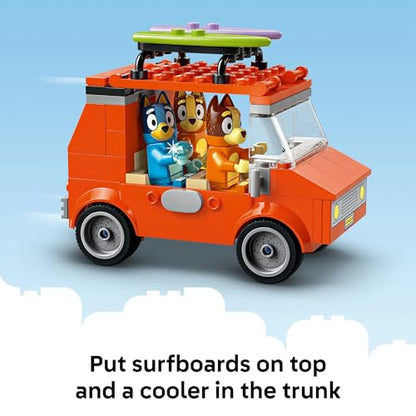 LEGO® Bluey: Bluey’s Beach & Family Car Trip 11202