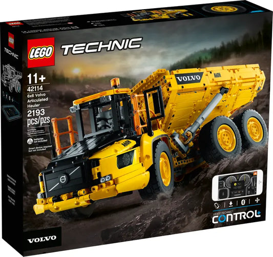 LEGO® Technic 6x6 Volvo Articulated Hauler 42114 Packaging