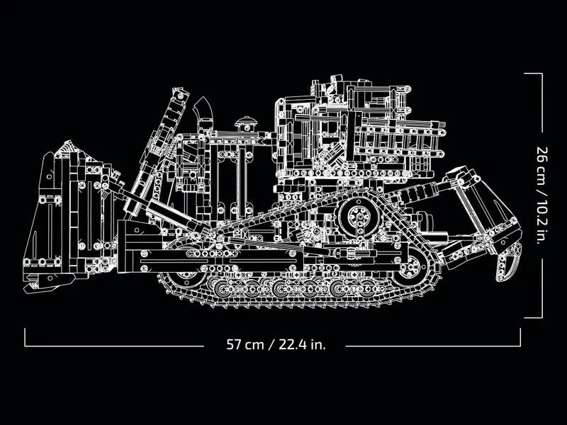 LEGO Technic App-Controlled Cat® D11 Bulldozer 42131 Brick Island