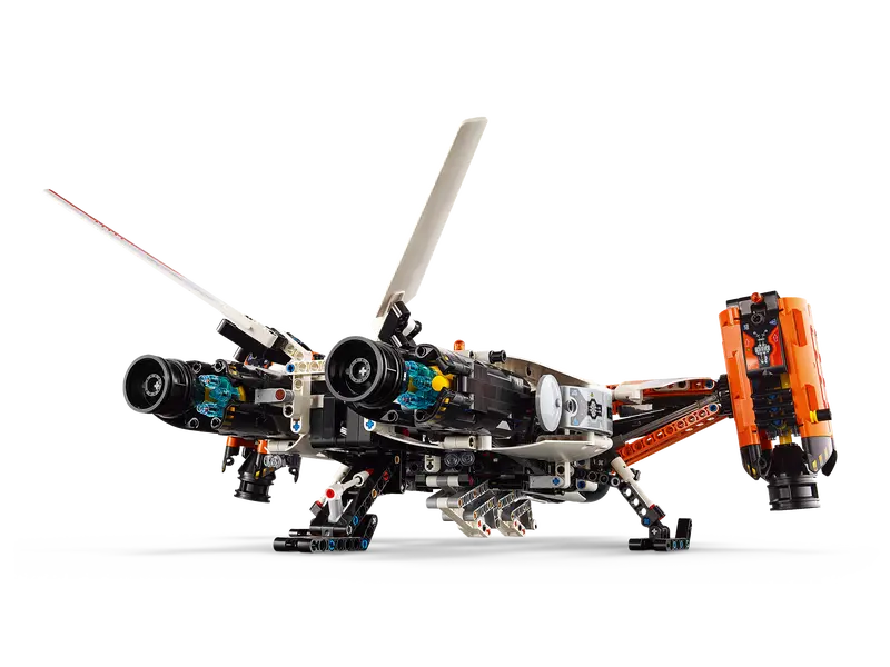 LEGO Technic VTOL Heavy Cargo Spaceship LT81 42181 in landing position