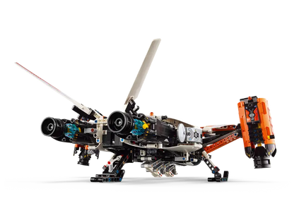 LEGO Technic VTOL Heavy Cargo Spaceship LT81 42181 in landing position
