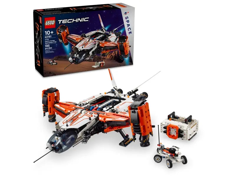 LEGO Technic VTOL Heavy Cargo Spaceship LT81 42181 with packaging