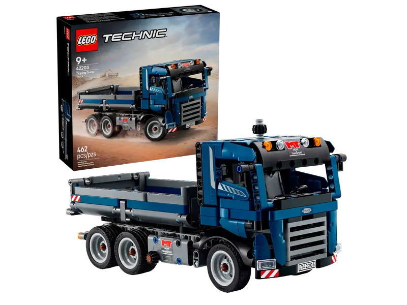 LEGO® Technic Tipping Dump Truck 42203 with packaging