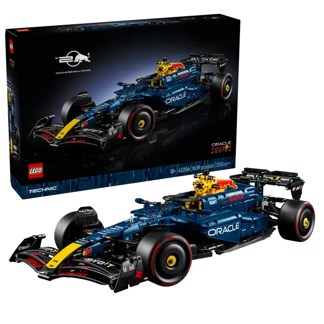 LEGO® Technic™ Oracle Red Bull Racing RB20 F1 Car 42206 with packaging