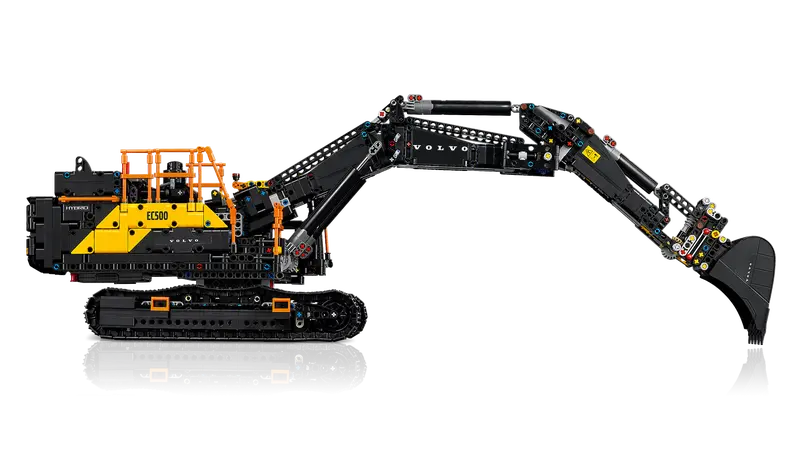  LEGO® Technic Volvo EC500 Hybrid Excavator 42215 from the side
