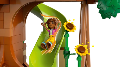 LEGO® Friends Friendship Tree House Hangout (42652) includes a slide 