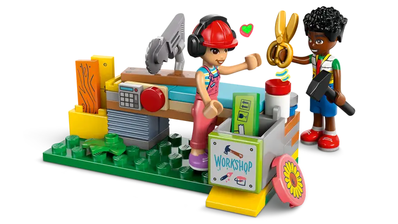 LEGO® Friends Friendship Tree House Hangout (42652) includes a workbench 