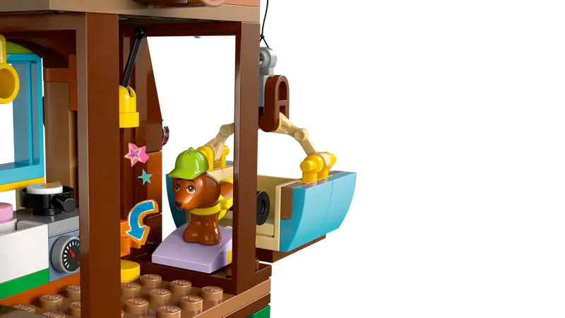 LEGO® Friends Friendship Tree House Hangout (42652) includes a lift