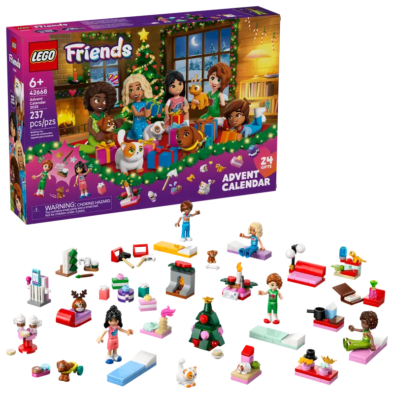 LEGO® Friends 42668 Advent Calendar 2025 with packaging