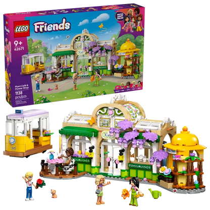 LEGO® Friends Plant Café & Flower Shop 42671 with packaging