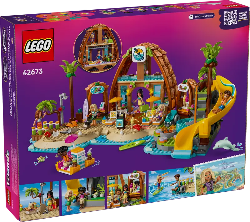 LEGO® Friends Family Holiday Beach Resort 42673 Box