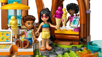 LEGO® Friends Family Holiday Beach Resort 42673 comes with an ice-cream stand
