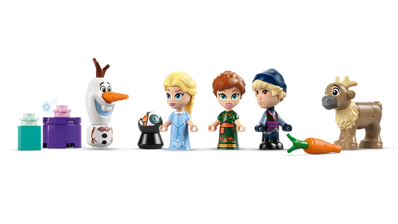 LEGO® Disney 43273 Frozen Advent Calendar 2025 includes 5 Disney’s Frozen characters Elsa, Anna, Kristoff, Olaf and Sven