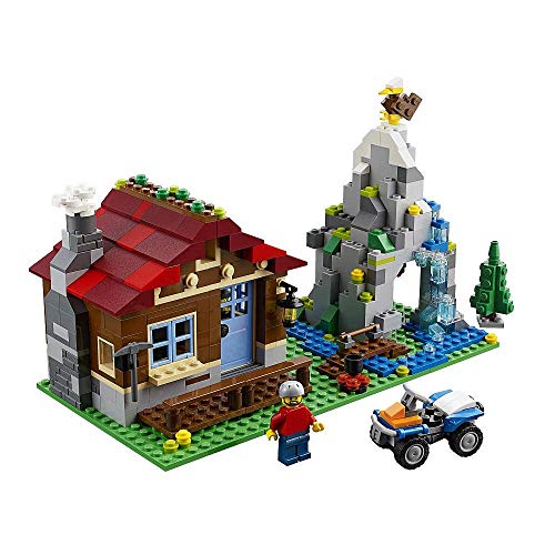 LEGO CREATOR 3-in-1 Mountain Hut 550 Piece Kids Building Playset 31025