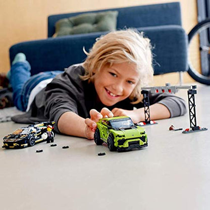 LEGO Speed Champions Lamborghini Urus ST-X and Lamborghini Huracán Super Trofeo EVO 76899