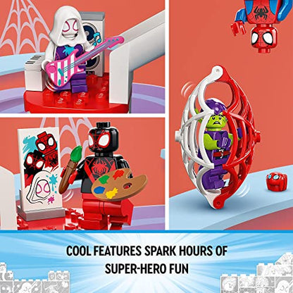 LEGO® Super Heroes Marvel Spidey and His Amazing Friends Spider-Man Webquarters Hangout 10784