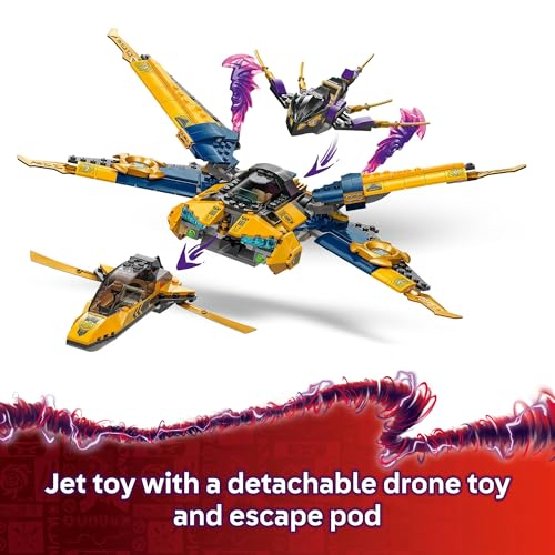 LEGO NINJAGO Ras and Arin’s Super Storm Jet 71833