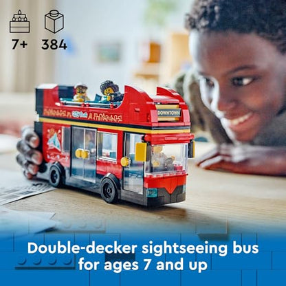 LEGO City 60407 Red Double-Decker Sightseeing Bus