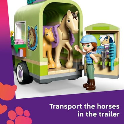 LEGO® Friends Horse & Baby Foal Trailer 42695