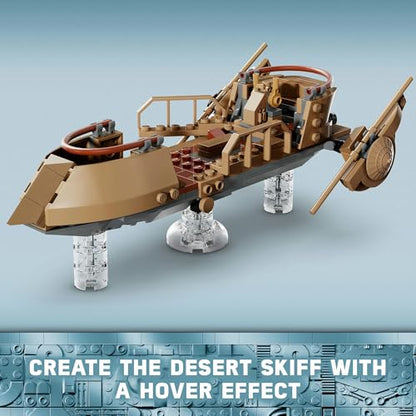 LEGO® Star Wars: Return of The Jedi Desert Skiff & Sarlacc Pit 75396 Collectible Building Set, Buildable Toy Vehicle Playset for Kids, Fun Toy for Boys, Girls and Any Fans