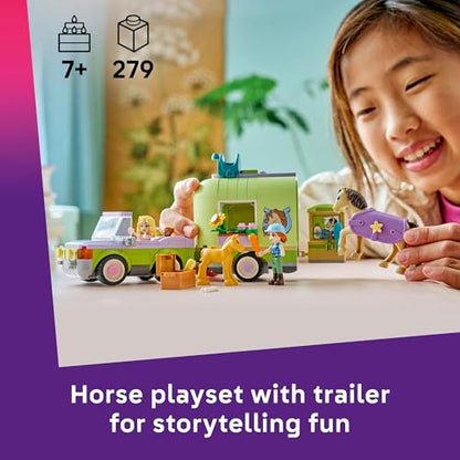 LEGO® Friends Horse & Baby Foal Trailer 42695