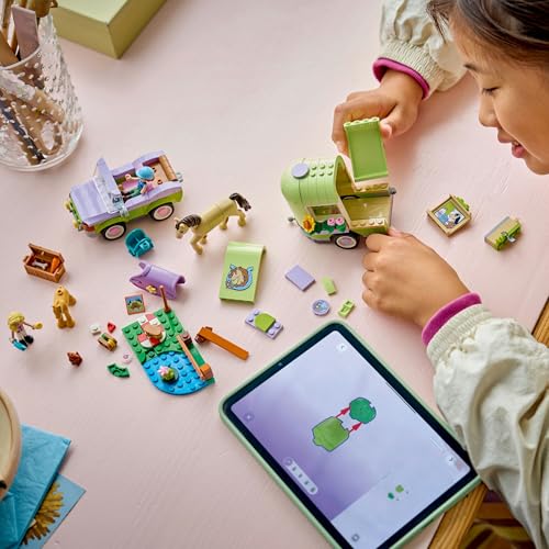 LEGO® Friends Horse & Baby Foal Trailer 42695