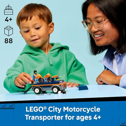 LEGO® City Motorcycle Transporter 60491