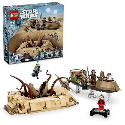 LEGO® Star Wars: Return of The Jedi Desert Skiff & Sarlacc Pit 75396 Collectible Building Set, Buildable Toy Vehicle Playset for Kids, Fun Toy for Boys, Girls and Any Fans