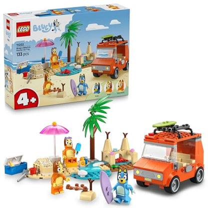 LEGO® Bluey: Bluey’s Beach & Family Car Trip 11202