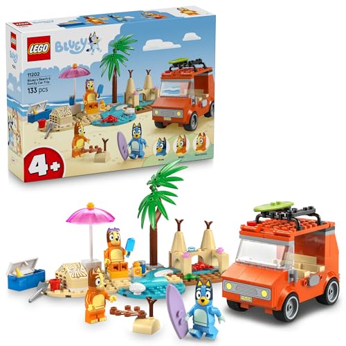 LEGO® Bluey: Bluey’s Beach & Family Car Trip 11202