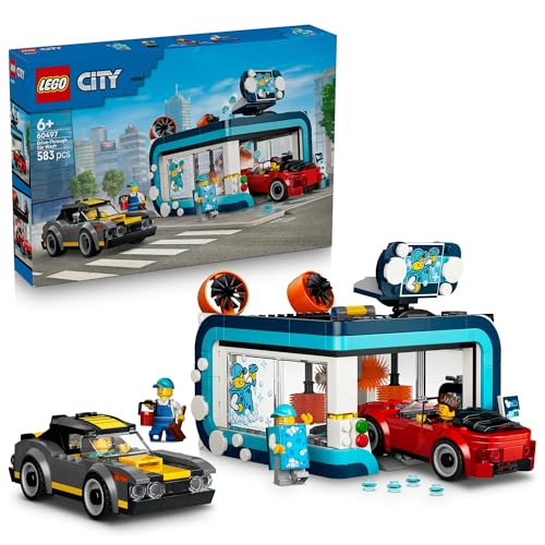 LEGO® City Drive-Through Car Wash 60497