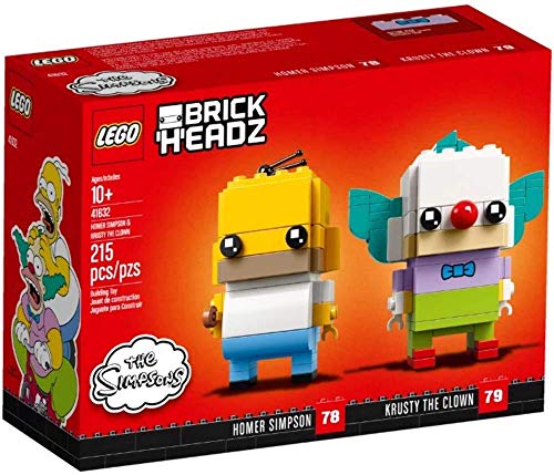 LEGO® Brick Headz 41632 Homer Simpson & Krusty The Clown